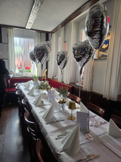 Restaurant - festlich, dekorierter Tisch